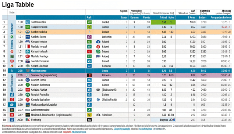 Liga Tabelle